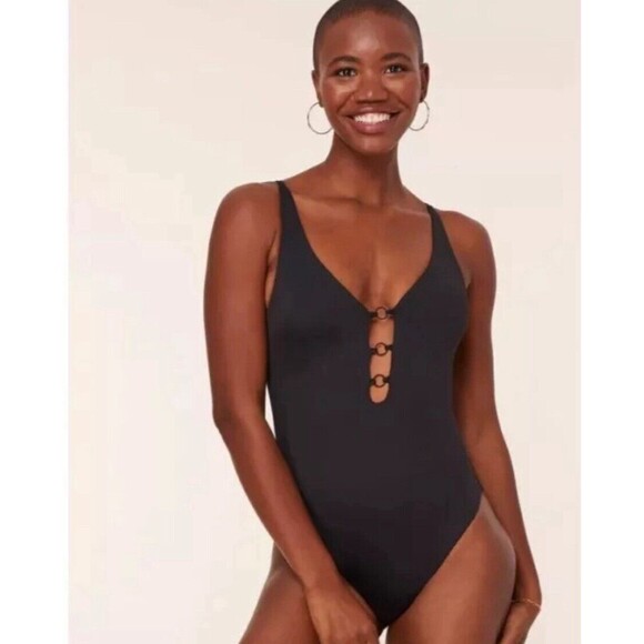 Andie Swim The Romana One Piece Swimsuit Black Size Small New Without Tags - Picture 1 of 11